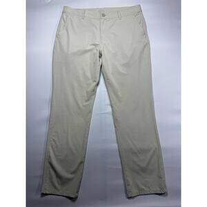 HUK Performance Fishing Men's Lightweight Beige Chino Pants - Size 38 (39x32)